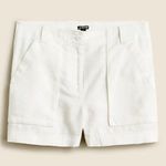 J.CREW Seaside Cargo Short in Linen Photo 5