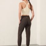 Athleta  Salutation High Rise Jogger Pants Large Brown Yoga Pants Photo 1