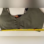 Maaji  Pine Green Passion 2 Way Wear Classic Floral Bralette Bikini Top‎ Size M Photo 9