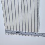 Jenni Kayne  Cream Wide Leg Pants with Navy Stripes Size Small Photo 5