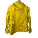 LL Bean Jacket Womens Large Yellow Trail Rain Coat Lightweight Nylon 268309 Tek Photo 3
