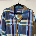 Free People NEW  We The Free So Long Summer Plaid Top Blue Tan Small Shacket Photo 7