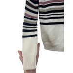 Buffalo David Bitton  Women's XS Striped Metallic Cozy Knit Crewneck Sweater Photo 4