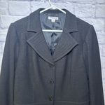 Pendleton VTG  Pea Coat Black 100% Wool Women's Size XL Classic Business Attire Photo 0