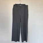 A New Day Solid Gray “Stretch Elastrado” Wide Leg Dress Pants Photo 1