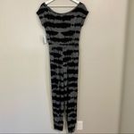 Susina Women’s Sleeveless Tie Dye Pant Jumpsuit Black Grey Size Small NWT Photo 5