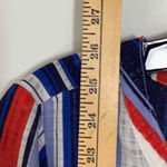 Jenni & Marlis Women's Multicolor Stripes Long Sleeves Ribbon Tie Top Size M Red Size M Photo 5