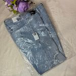 EXPRESS NWT  Curvy Super High Waisted Ripped Mom Jeans Photo 5