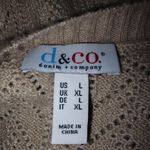 Denim & Co . Pointelle Button Front V Neck Sweater Cardigan Size Large Photo 4