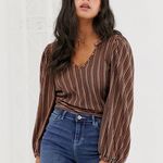 Free People Fall Nights Wrap Front Top Open Back Photo 3
