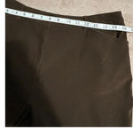 Harold's Brown Pants Women's Size 10 Faux Suede Fall Chocolate Office Work Photo 4