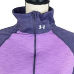 Under Armour  Medium 1/2 Zip Pullover Top Fitted ColdGear Stretch Long Sleeve Photo 1