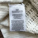 BCBGMAXAZRIA  Gardenia Cream Sequin Merino Wool Mock Neck Tunic Sweater Sz Small Photo 12