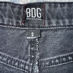 BDG  Mini Black Denim Skirt Photo 1