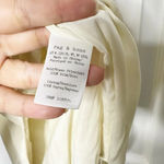 Rag and Bone Size M Ivory Sleeveless 100% Silk Blouse Hi Low Hem Photo 3