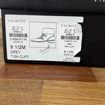 Talbots Womens Boots 8.5 NEW $239 Tish Cuff Faux Fur Gray Buckle Fabric Knit Photo 1