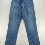 Abercrombie & Fitch  Ultra‎ High Rise Straight Jeans Belted Size 27/4R Photo 0