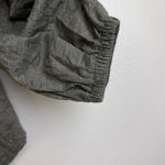 Sundance Peasant Top Womens Size Medium Olive Long Sleeve Shirt Balloon Crochet Green Photo 6