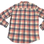 American Eagle Outfitters Plaid Shirt - Red,Pink,Blue, Cream 100%Cotton Sise M Photo 4