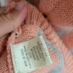 Love Riche fuzzy striped angora blend striped sweater size large Photo 6