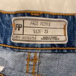 Free People  Floral Embroidered Denim Mini Skirt Photo 94