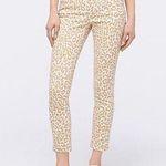 J. Crew Size 28 Jeans 10" High Rise Toothpick Animal Print Safari Leopard NEW Photo 0