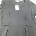Nine West  Black Long Sleeve Tie back Dress Medium Photo 5