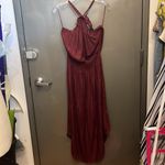 fab'rik  GRETA SMOCK WAIST HALTER MIDI DRESS M Photo 3