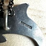 Nathaniel Pewter Dolphin pendant Necklace Silver Photo 9