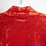 Eloquii NEW  Crushed‎ Velvet Mock Neck Top in red, 14/16 Photo 11