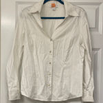 Charter Club  White Button-Down Shirt Photo 0