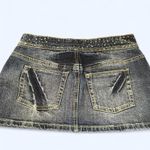 Younique Vintage Y2K low rise denim mini skirt Size 9 Blue Photo 5