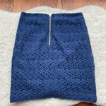 Forever 21 Blue Lace Bodycon Mini Skirt Size Small Photo 1