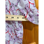 Rag and Bone  Floral Print Oversized Sheer Button Front Blouse Top Small Photo 5