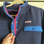 Vineyard Vines  Harbor Fleece Quarter Zip Snap Pullover Photo 1