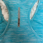Head  Womens The Cycle Tank, Vivid Blue Heather Size XL Dri-Motion Racerback Photo 3