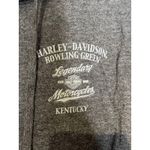 Harley‎ Davidson Full Zip Hooded Fleece Jacket Motorcycles Black Women Small Photo 3