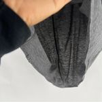 Lululemon Heather Gray Gathered V-Neck Boxy Crop Dolman Sleeve Women's Top Photo 6