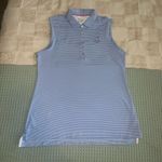 Peter Millar NWOT  Women's Wicking Sleeveless Golf Polo Shirt Pinehurst size M Photo 0