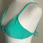 No Boundaries  Pale Teal Green Bikini Top with Ring Detail Photo 1