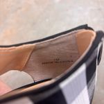 Neiman Marcus  Womens 7 Shootie Black White Gingham Preppy Business Pump Shoes Photo 6