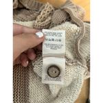 Anthropologie Sweater Vest Medium Tan Hemp Blend Patchwork Hippie Boho Brown Photo 10