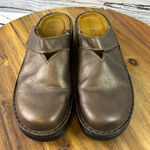 Women's NAOT Brown Leather Mules & Clogs Size 8 Photo 0