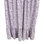 ASOS  Purple Floral Sleeveless V-Neck Summer Dress Women Sz 14 Photo 3