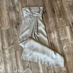 Laundry by Shelli Segal Metallic silver gown - Photo 7