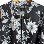 Cynthia Steffe Cynthia Rowley Cardigan Sweater Black Floral Jacquard Viscose Blend Size 3X Photo 3