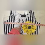 Tango Mango Flower Print A Line Sleeveless Dress Size Medium Vibrant Maximalist Black Photo 3