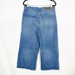 Madewell  Wide Leg Crop Jeans Finney Wash Blue High Rise Photo 4