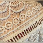 Socialite Cream Strapless Sundress for Wedding Guest Photo 9