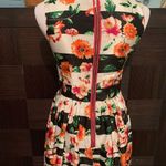 Saks 5th Avenue Saks Fifth Avenue RED floral and stripe dress Photo 2